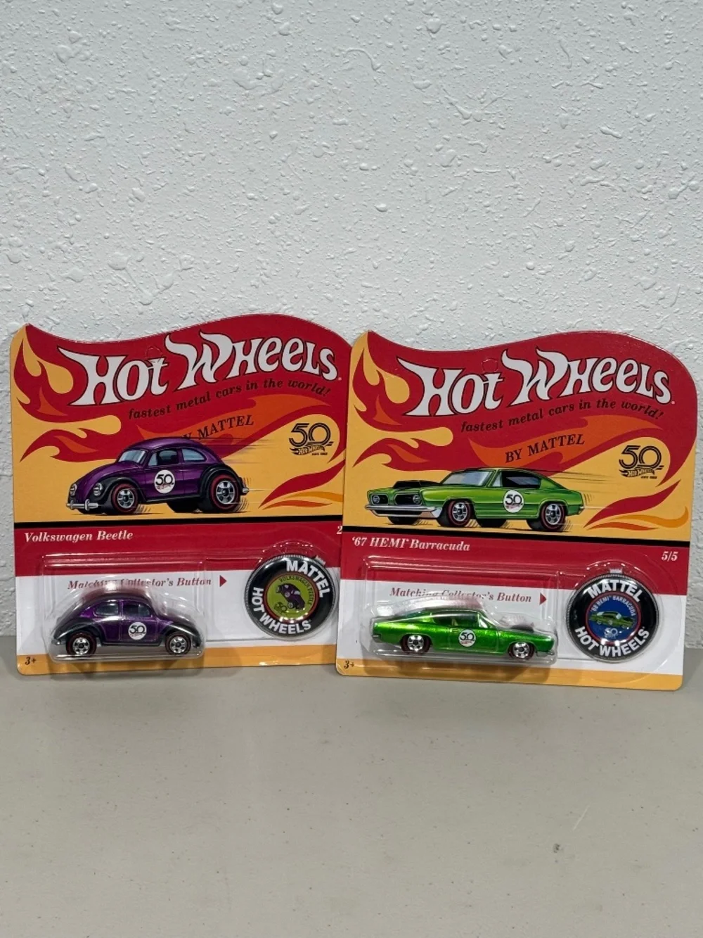 Hot Wheels 50th Anniversary Originals #2/5 Volkswagen Beetle ‘67 Hemi Barracuda